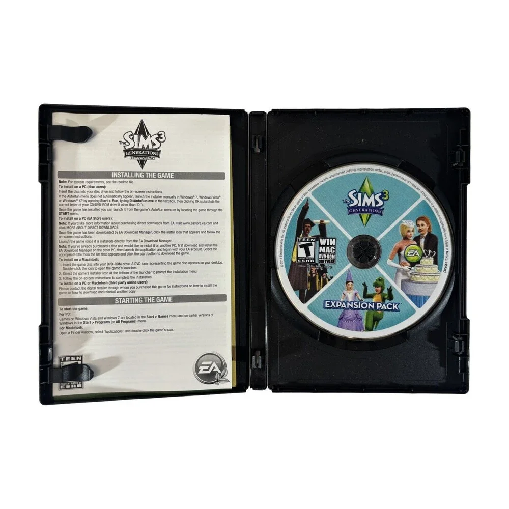 Sims 3 PC Lot Base Pets Generations Island Paradise +2